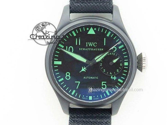MIROTIME 0331 Chic Big Pilot Real PR IW501902 Real Ceramic ZF 1:1 Best Edition On Nylon Strap A 7275